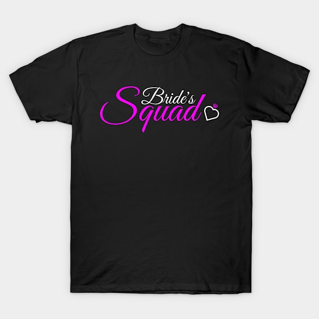 Matching Bride Squad T-Shirt by B3N-arts